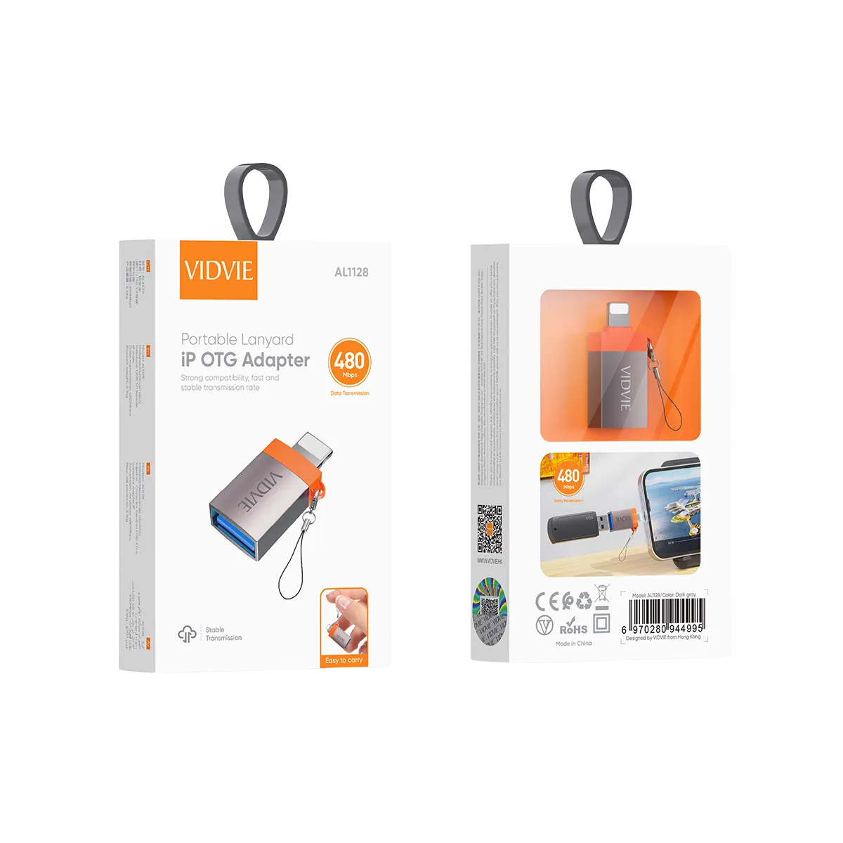 Portable Lanyard iP OTG Adapter