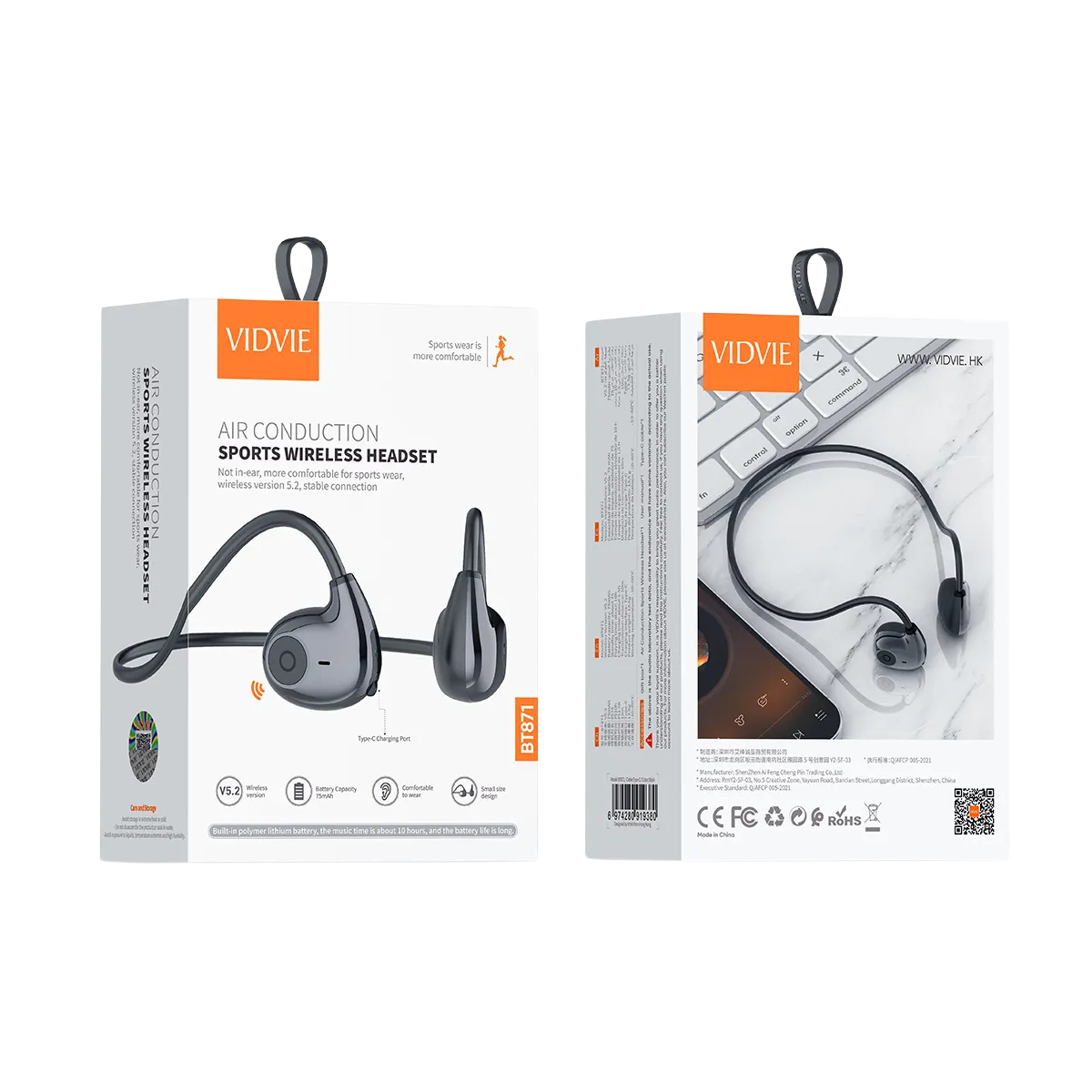 Air Conduction Sports Wireless Headset