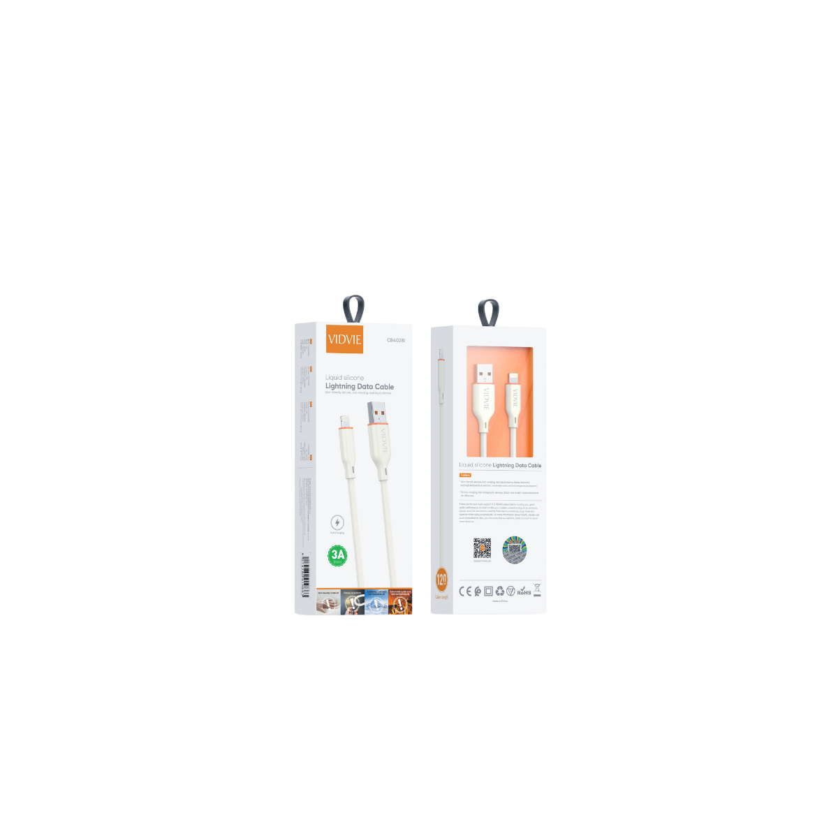 Liquid Silicone Lightning Data Cable 3A