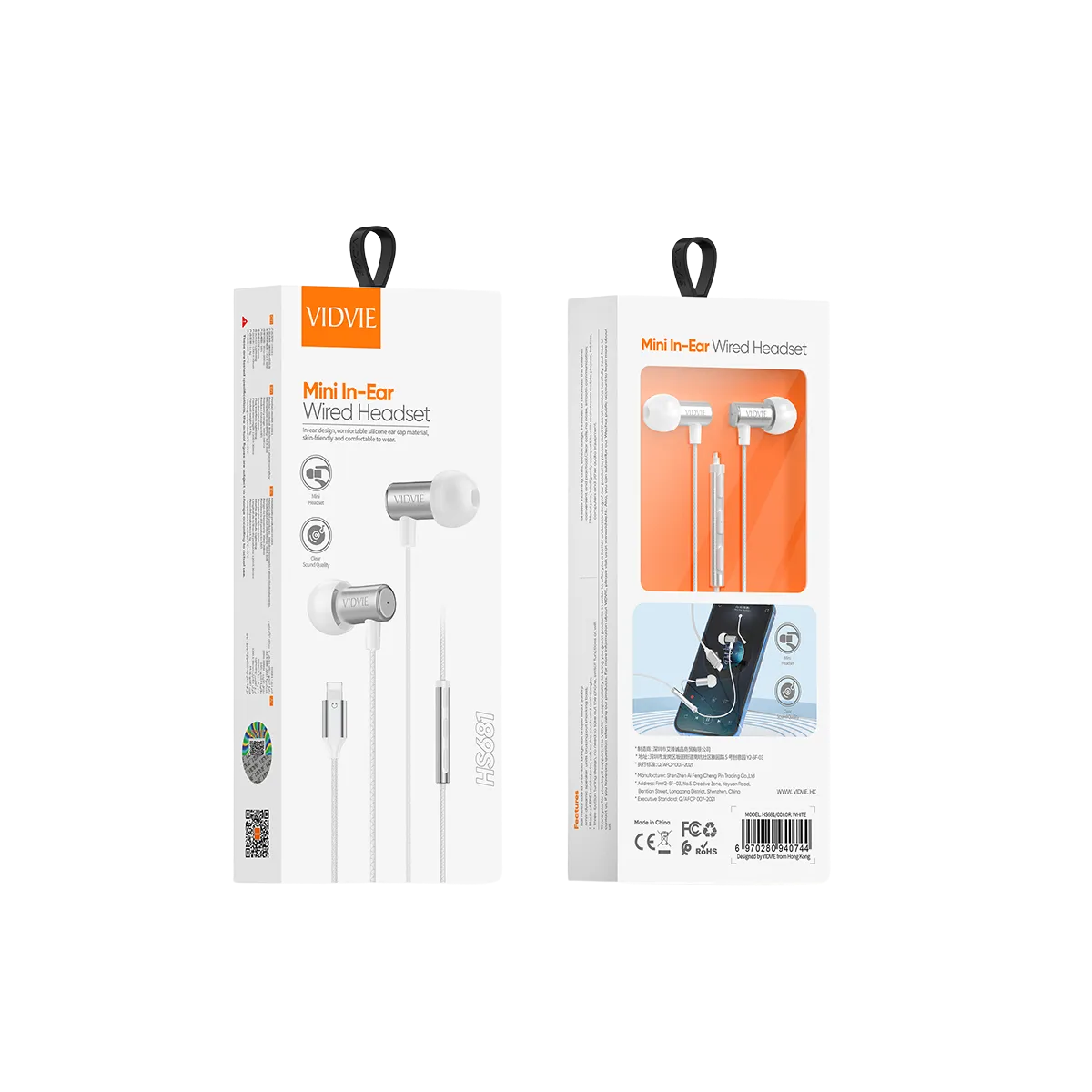 Mini In-Ear iP Wired Headset