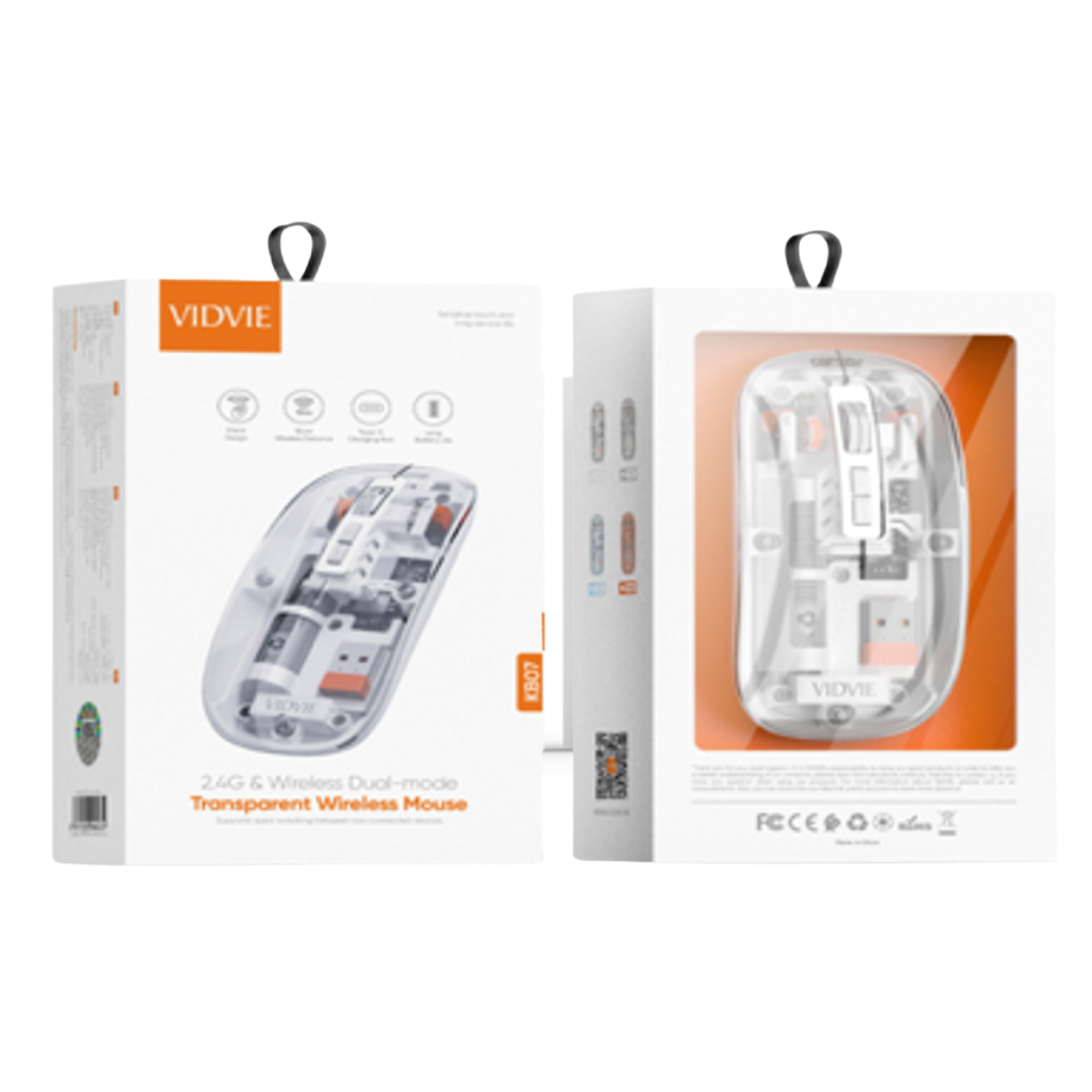 Transparent Wireless Dual-mode Mouse