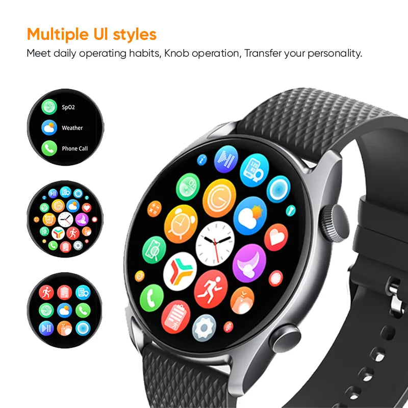 AMOLED Wireless Call Smart Watch
