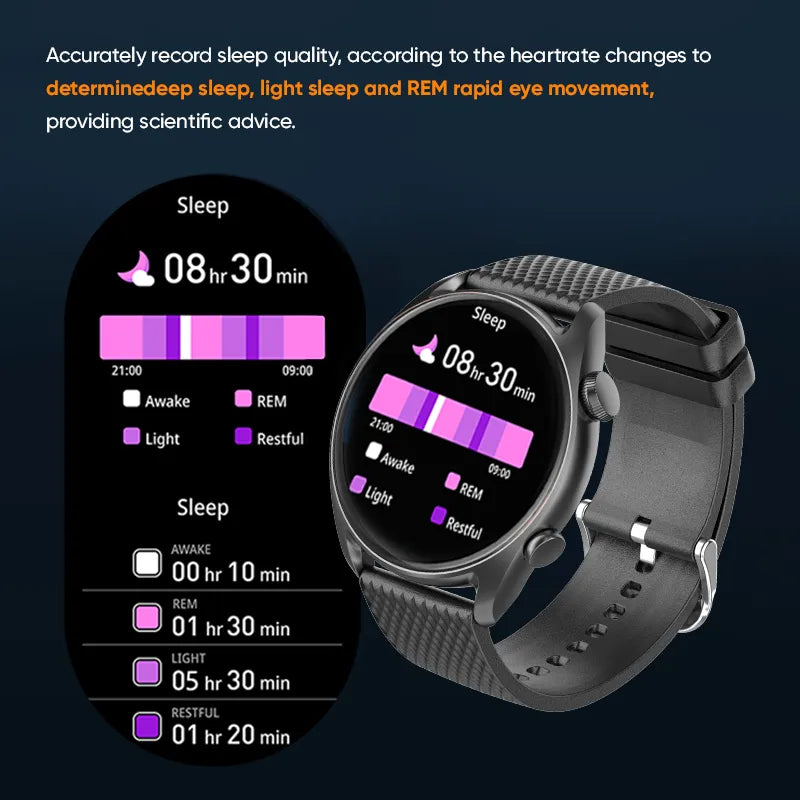 AMOLED Wireless Call Smart Watch