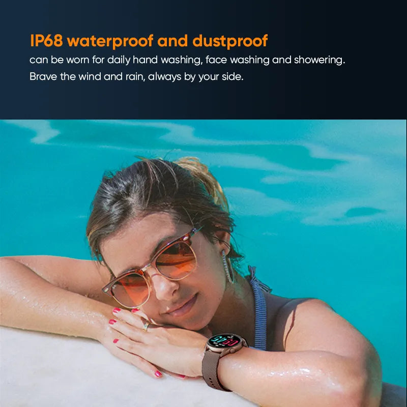 AMOLED Wireless Call Smart Watch